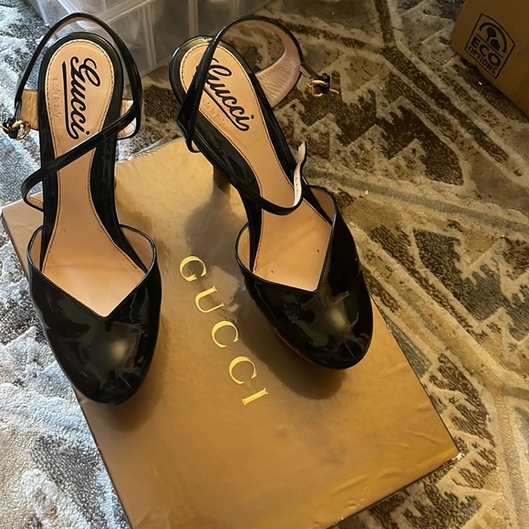 Gucci platform black heels - Picture 4 of 5
